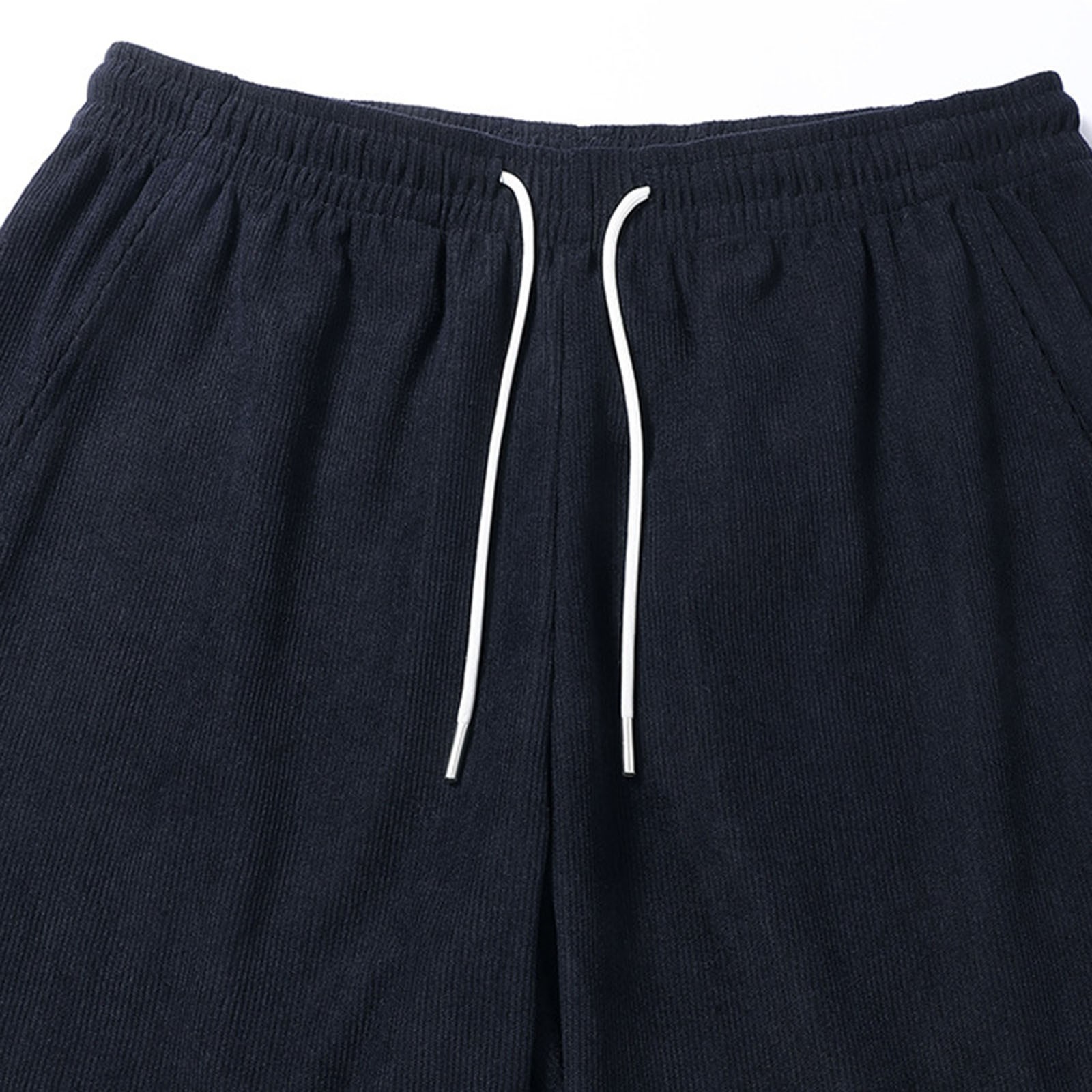 thumbnail image 5 of Pantalones cortos de playa con cintura elástica para hombre - Cordón ligero - Poliéster, corte holgado, tallas M-XXXL, 5 of 8